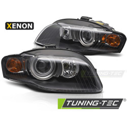 XENON SVĚTLOMETY BLACK pro AUDI A4 B7 11.04-03.08