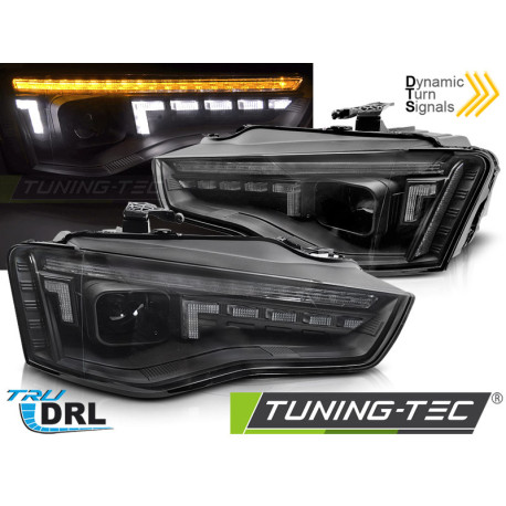 Osvětlení XENON HEADLIGHTS LED BLACK SEQ fits AUDI A5 11-16 | race-shop.cz