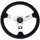 Volanty Nardi Deep Corn Volant, kůži, 50mm osazení 330mm, chromované paprsky | race-shop.cz