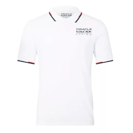 Trička Red Bull Racing F1 Core Logo Polo, bílá | race-shop.cz
