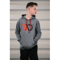 Dětská mikina s kapucí MAXTON DESIGN, šedá