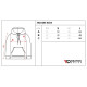 Trička MAXTON Design dětská mikina, sivá | race-shop.cz