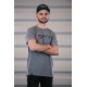 Trička MAXTON Design pánskeTriko, sivá | race-shop.cz