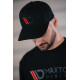 Čepice a kšiltovky MAXTON Design cap, černá/červená | race-shop.cz