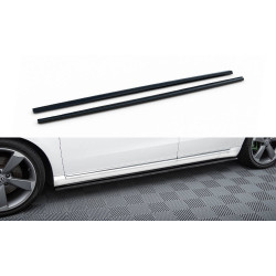 MAXTON DESIGN difuzory prahů pro Volkswagen Passat B7, lesklá černá