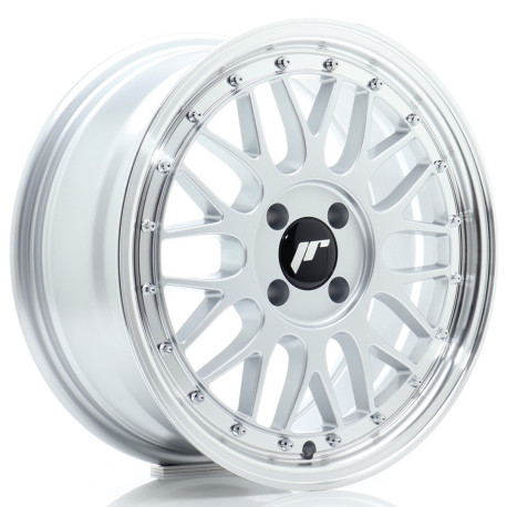 Hliníkové disky Japan Racing JR23 16x8 ET35 4x100 Hyper Silver w/Machined Lip | race-shop.cz