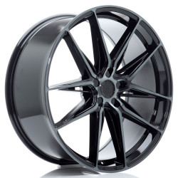 Japan Racing JR44 22x9 ET15-35 5H BLANK Black Machined w/Tinted Face