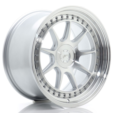 Hliníkové disky Japan Racing JR47 18x9,5 ET15-35 5H BLANK Silver Machined Face | race-shop.cz