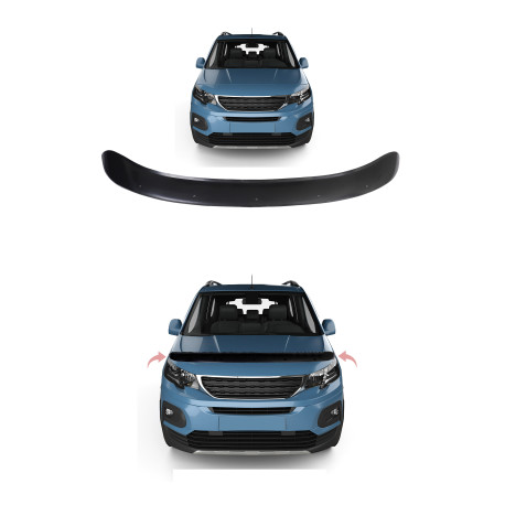 Deflektory kapoty RACES Kryt přední kapoty 4MM PEUGEOT RIFTER 2019- | race-shop.cz
