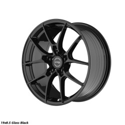STROM STR-F1 disk 19x8.5 5x112 66.6 ET45, Gloss Black