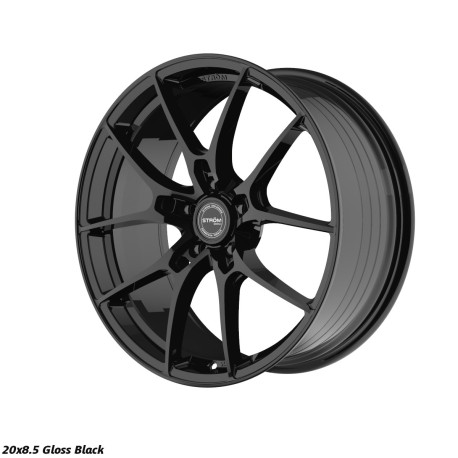 ALU disky STROM STROM STR-F1 disk 20x8.5 5x112 66.6 ET25, Gloss Black | race-shop.cz