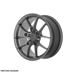 STROM STR-F1 disk 18x8 5x112 66.6 ET42, Satin Gun Metal