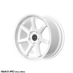 STROM DS-15 disk 18x9.5 5x114.3 73.1 ET30, Full Gloss White