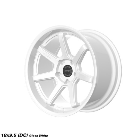 ALU disky STROM STROM DS-15 disk 18x9.5 5x120 72.6 ET8, Full Gloss White | race-shop.cz
