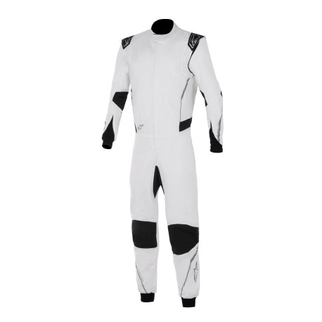 Kombinézy Alpinestars FIA kombinéza Hypertech V3, bílá/černá/stříbrná | race-shop.cz