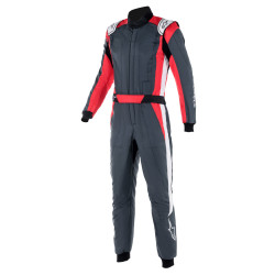 FIA závodní kombinéza ALPINESTARS GP Pro Comp V2, šedá/červená/bílá