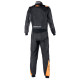 Kombinézy Alpinestars FIA kombinéza Atom Graphic, Černá/antracitová/oranžová fluo | race-shop.cz