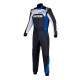 FIA závodní kombinéza ALPINESTARS Atom, černá/stříbrná/modrá