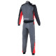 Kombinézy FIA závodní kombinéza ALPINESTARS Atom, antracitová/červená/černá | race-shop.cz