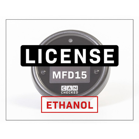 CANCHECKED display CANchecked license License Ethanol for MFD15 | race-shop.cz