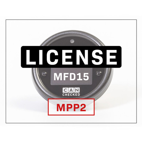 CANCHECKED display CANchecked license License MPP2 for MFD15 | race-shop.cz