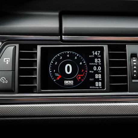 CANCHECKED display CANkontrolovaný displej ventilace Audi A7 C7 (4G) LHD MFD32 Gen2 | race-shop.cz