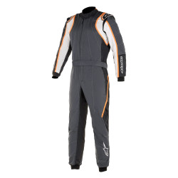 FIA závodní kombinéza ALPINESTARS GP Race V2, antracitová/bílá/oranžová