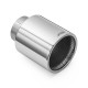 S jedním výstupem RM Motors leštěná koncovka z nerezové oceli KPZP/DP 89 mm, přívod 76 mm | race-shop.cz