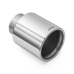 RM Motors leštěná koncovka z nerezové oceli KPZP/DP 101 mm, přívod 63,5 mm