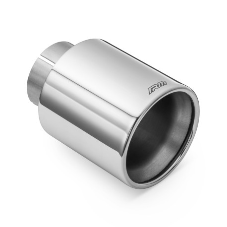 S jedním výstupem RM Motors leštěná koncovka z nerezové oceli KPZP/DK 89 mm, přívod 76 mm | race-shop.cz