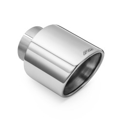 RM Motors leštěná koncovka z nerezové oceli KSZP/DK 89 mm, přívod 63,5 mm