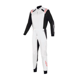 FIA závodní kombinéza ALPINESTARS KMX-5 V3, bílá/černá/červená