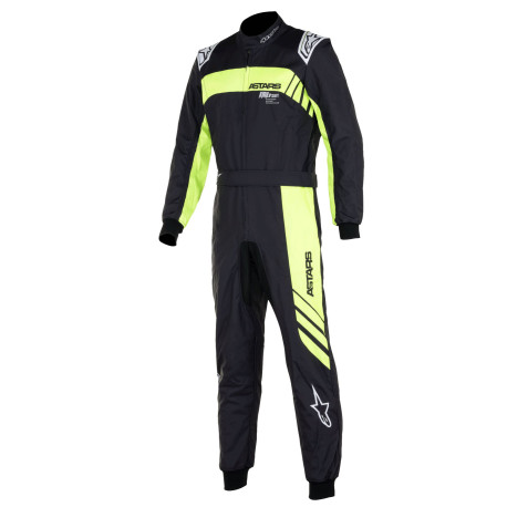 Kombinézy CIK-FIA kartingová kombinéza ALPINESTARS KMX-9 V3 Graphic 3, černá/žlutá/fluo | race-shop.cz