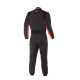 Kombinézy Alpinestars FIA race dětská kombinéza KMX-9 V3, Černá/červená fluo | race-shop.cz