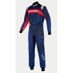 CIK-FIA dětská kartingová kombinéza ALPINESTARS KMX-9 V3 Graphic 5, námořnická modrá/červená