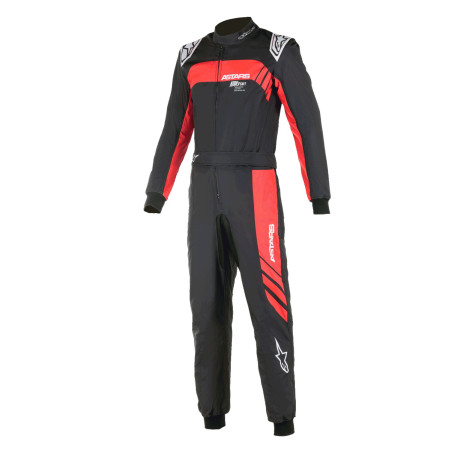 Kombinézy Alpinestars FIA race dětská kombinéza KMX-9 V3 Suit Graphic 3, Černá/červená | race-shop.cz