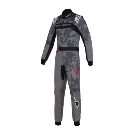 Akce CIK-FIA kartingová kombinéza ALPINESTARS KMX-9 V3 Graphic 5, šedá/černá | race-shop.cz