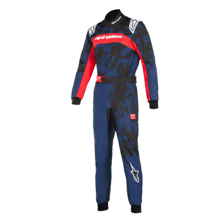 Kombinézy Alpinestars FIA kombinéza KMX-9 V3 Graphic 5, Námořnická modrá/červená | race-shop.cz