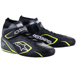 FIA závodní boty Alpinestars Tech-1 T V3, černá/šedá/žlutá