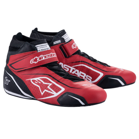 Boty FIA závodní obuv Alpinestars Tech-1 T V3, Červená/černá/bílá | race-shop.cz
