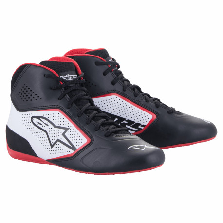Boty Závodní obuv Alpinestars Tech-1 K Start V2, Černá/bílá/červená | race-shop.cz
