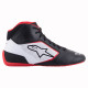 Boty Závodní obuv Alpinestars Tech-1 K Start V2, Černá/bílá/červená | race-shop.cz
