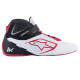 Boty Závodní obuv Alpinestars Tech-1 K V2, Bílá/černá/červená | race-shop.cz