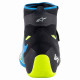 Boty Závodní obuv Alpinestars Tech-1 KZ V2, Černá/modrá/žlutá fluo | race-shop.cz