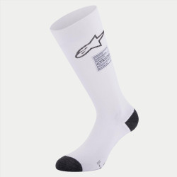 FIA nehořlavé ponožky ALPINESTARS ZX V4 (vysoké), bílá