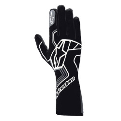 FIA závodní rukavice Alpinestars Tech-1 Race V4 (vnější šití), černá/šedá
