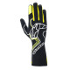 FIA závodní rukavice Alpinestars Tech-1 Race V4 (vnější šití), černá/fluo žlutá