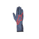Kartingové rukavice Alpinestars Tech-1 K Race V2 Pure (vnitřní šití), šedá/červená
