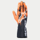 FIA kartingové rukavice Alpinestars Tech-1 K V3 (vnější šití), černá/oranžová/bílá
