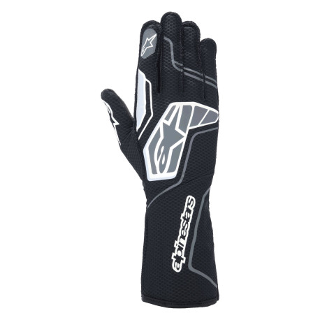 Rukavice FIA kartingové rukavice Alpinestars Tech-1 KX V4 (vnější šití), černá/antracitová | race-shop.cz